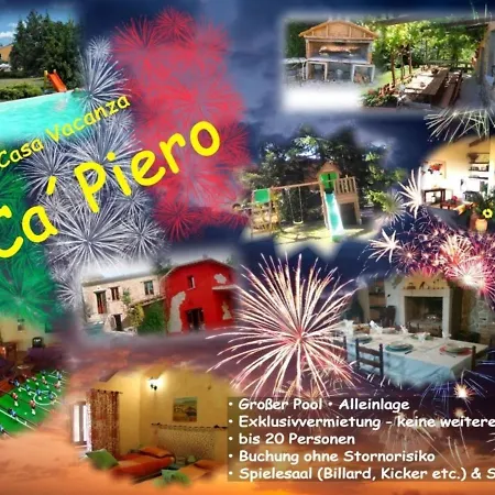 Ca Piero Mit Pool 17 Bis 20 Personen Hébergement de vacances